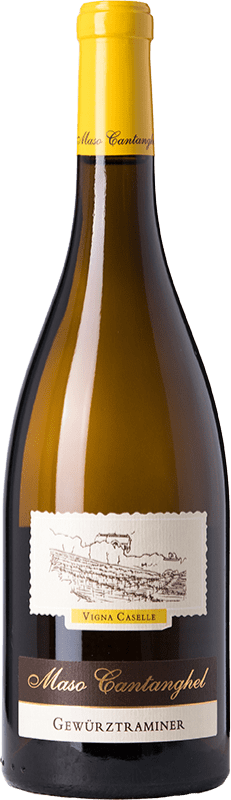 18,95 € Envio grátis | Vinho branco Cantanghel Vigna Caselle D.O.C. Trentino Trentino-Alto Adige Itália Gewürztraminer Garrafa 75 cl