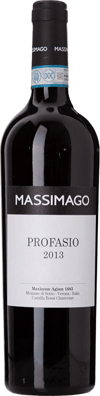 16,95 € Spedizione Gratuita | Vino rosso Massimago Profasio Superiore D.O.C. Valpolicella Veneto Italia Corvina, Rondinella, Corvinone Bottiglia 75 cl
