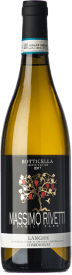 23,95 € Spedizione Gratuita | Vino bianco Massimo Rivetti Botticella D.O.C. Langhe Piemonte Italia Chardonnay Biologico Bottiglia 75 cl
