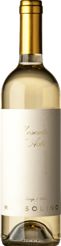 12,95 € Spedizione Gratuita | Vino Dolce Massolino Serralunga D.O.C.G. Moscato d'Asti Piemonte Italia Moscato 75 cl