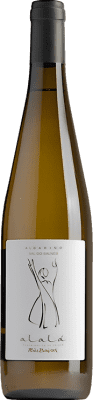 18,95 € 免费送货 | 白葡萄酒 Narupa Alalá D.O. Rías Baixas 加利西亚 西班牙 Albariño — 阿尔巴利诺 Eco — 生态 有机 天然 75 cl