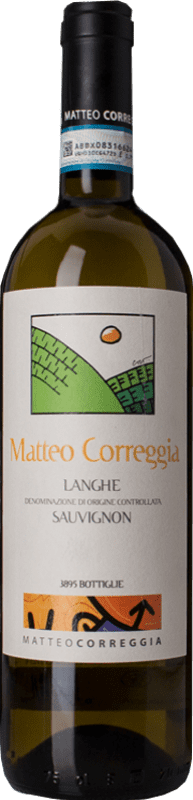 29,95 € Бесплатная доставка | Белое вино Matteo Correggia D.O.C. Langhe Пьемонте Италия Sauvignon бутылка 75 cl
