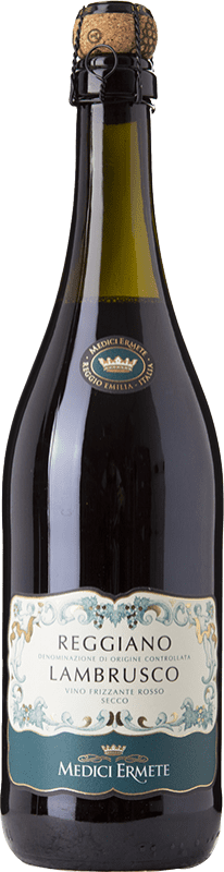 7,95 € 免费送货 | 红葡萄酒 Medici Ermete Secco D.O.C. Reggiano 艾米利亚 - 罗马涅 意大利 Lambrusco — 蓝布鲁斯科 75 cl