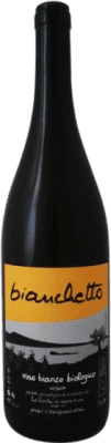 21,95 € Kostenloser Versand | Weißwein Le Coste Bianchetto I.G. Vino da Tavola Latium Italien Malvasia, Procanico Eco — Biologisch 75 cl