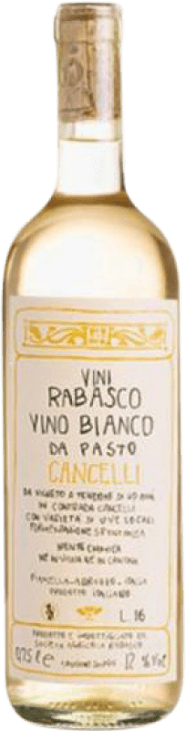 16,95 € Envoi gratuit | Vin blanc Rabasco Cancelli Bianco D.O.C. Abruzzo Abruzzes Italie Trebbiano Bouteille 75 cl