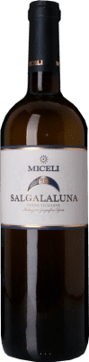 13,95 € Envio grátis | Vinho branco Miceli Salgalaluna I.G.T. Terre Siciliane Sicília Itália Grillo Garrafa 75 cl