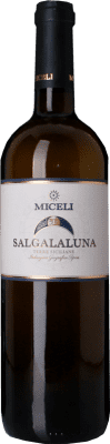 13,95 € Envío gratis | Vino Blanco Miceli Salgalaluna I.G.T. Terre Siciliane Sicilia Italia Grillo 75 cl