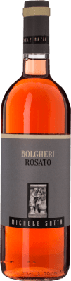 18,95 € 免费送货 | 玫瑰酒 Michele Satta Rosato D.O.C. Bolgheri 托斯卡纳 意大利 Merlot, Syrah, Sangiovese 瓶子 75 cl