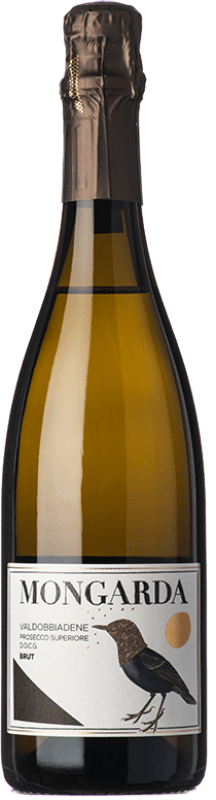 16,95 € 送料無料 | 白スパークリングワイン Mongarda Brut D.O.C.G. Prosecco di Conegliano-Valdobbiadene ベネト イタリア Glera ボトル 75 cl