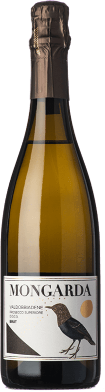17,95 € Envoi gratuit | Vin Mousseux Blanc Mongarda Brut D.O.C.G. Prosecco di Conegliano-Valdobbiadene Vénétie Italie Glera Bouteille 75 cl