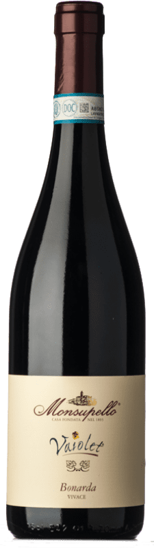 12,95 € Envoi gratuit | Vin rouge Monsupello Bonarda Vivace Vaiolet D.O.C. Oltrepò Pavese Lombardia Italie Croatina Bouteille 75 cl