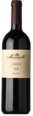 16,95 € Бесплатная доставка | Красное вино Monsupello I Gelsi I.G.T. Provincia di Pavia Ломбардии Италия Barbera — Барбера 75 cl