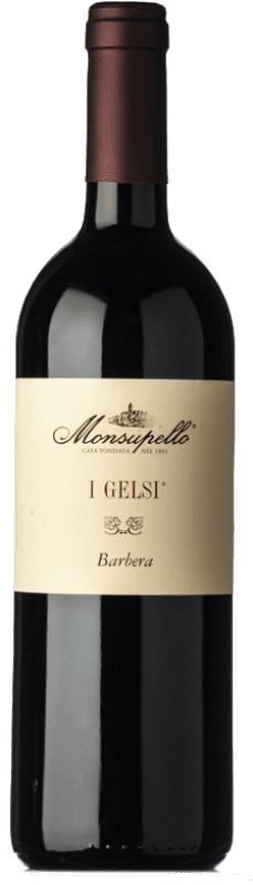 15,95 € Envoi gratuit | Vin rouge Monsupello I Gelsi I.G.T. Provincia di Pavia Lombardia Italie Barbera Bouteille 75 cl