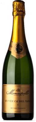 25,95 € 免费送货 | 白起泡酒 Monsupello Metodo Classico Cuvée Cà del Tava 香槟 I.G.T. Lombardia 伦巴第 意大利 Pinot Black, Chardonnay 瓶子 75 cl