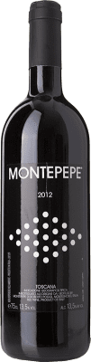 19,95 € Бесплатная доставка | Красное вино Montepepe Rosso I.G.T. Toscana Тоскана Италия Syrah, Massareta бутылка 75 cl