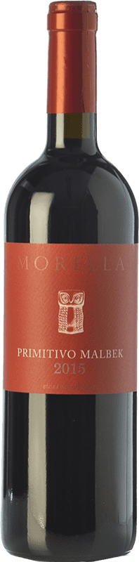 22,95 € Spedizione Gratuita | Vino rosso Morella Primitivo Malbek I.G.T. Salento Puglia Italia Malbec, Primitivo Bottiglia 75 cl