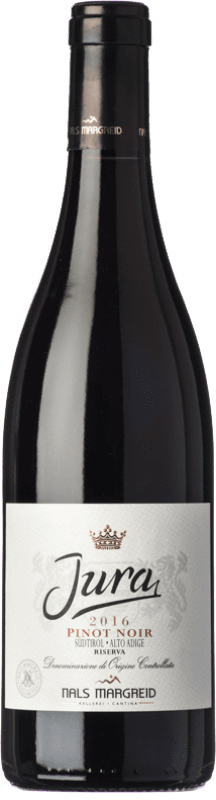 32,95 € Envío gratis | Vino tinto Nals Margreid Jura Reserva D.O.C. Alto Adige Trentino-Alto Adige Italia Pinot Negro Botella 75 cl