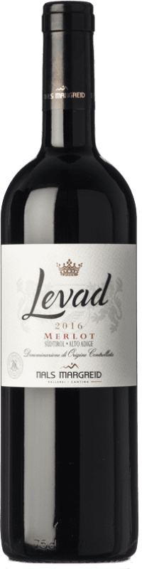 25,95 € Envio grátis | Vinho tinto Nals Margreid Levad D.O.C. Alto Adige Trentino-Alto Adige Itália Merlot Garrafa 75 cl
