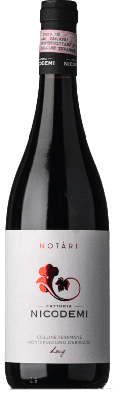 21,95 € Free Shipping | Red Wine Nicodemi Notàri Colline Teramane D.O.C. Montepulciano d'Abruzzo Abruzzo Italy Montepulciano Bottle 75 cl