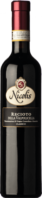 39,95 € Envio grátis | Vinho doce Nicolis Classico D.O.C.G. Recioto della Valpolicella Vêneto Itália Corvina, Rondinella, Molinara, Dindarella Garrafa Medium 50 cl