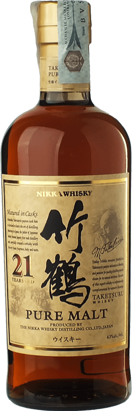 157,95 € 免费送货 | 威士忌单一麦芽威士忌 Nikka Taketsuru 日本 21 岁 瓶子 70 cl