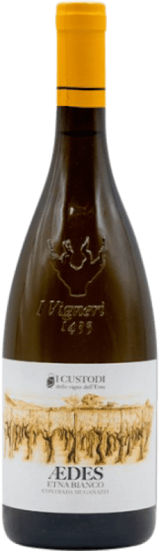 19,95 € Free Shipping | White Wine I Custodi delle Vigne dell'Etna Aedes D.O.C. Etna Sicily Italy Carricante, Grecanico, Minella Eco — Organic Bottle 75 cl
