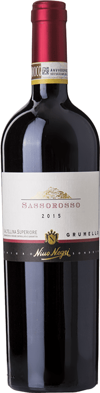 19,95 € Бесплатная доставка | Красное вино Nino Negri Grumello Sassorosso D.O.C.G. Valtellina Superiore Ломбардии Италия Nebbiolo бутылка 75 cl
