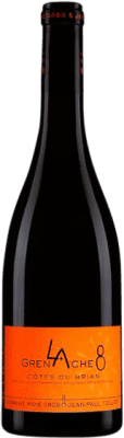 18,95 € Envío gratis | Vino tinto Gros-Tollot La Grenache 8 I.G.P. Vin de Pays des Côtes du Brian Languedoc-Roussillon Francia Garnacha Tintorera Botella 75 cl