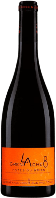 18,95 € 免费送货 | 红酒 Gros-Tollot La Grenache 8 I.G.P. Vin de Pays des Côtes du Brian 朗格多克 - 鲁西荣 法国 Grenache Tintorera 瓶子 75 cl