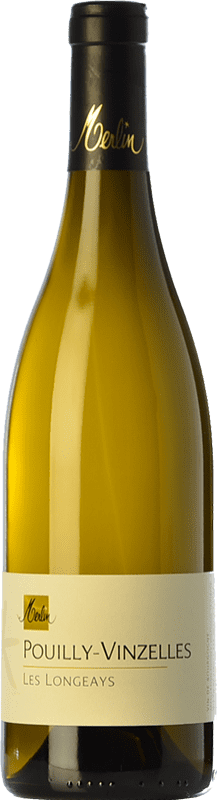 29,95 € 送料無料 | 白ワイン Olivier Merlin Les Longeays Crianza — クリアンサ A.O.C. Pouilly-Vinzelles ブルゴーニュ フランス Chardonnay — シャルドネ 75 cl