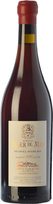 54,95 € Бесплатная доставка | Красное вино Oller del Mas Negre старения D.O. Pla de Bages Каталония Испания Picapoll бутылка 75 cl