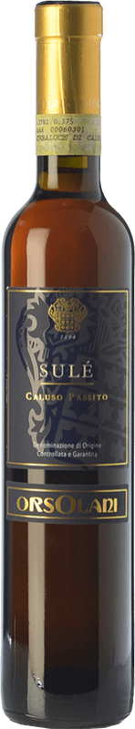 38,95 € Spedizione Gratuita | Vino dolce Orsolani Passito Sulé D.O.C.G. Erbaluce di Caluso Piemonte Italia Erbaluce Mezza Bottiglia 37 cl