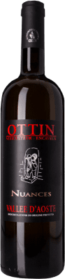 31,95 € 送料無料 | 白ワイン Ottin Nuances D.O.C. Valle d'Aosta ヴァッレ・ダオスタ イタリア Petite Arvine ボトル 75 cl