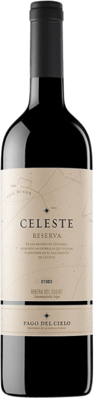 36,95 € Бесплатная доставка | Красное вино Pago del Cielo Celeste Резерв D.O. Ribera del Duero Кастилия-Леон Испания Tempranillo бутылка 75 cl