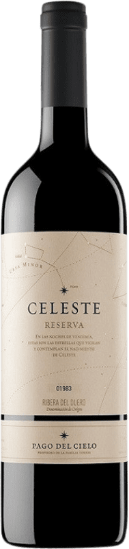 34,95 € Envio grátis | Vinho Tinto Pago del Cielo Celeste Reserva D.O. Ribera del Duero Castela e Leão Espanha Tempranillo 75 cl