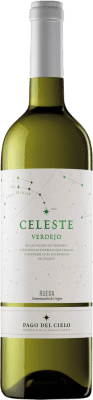 8,95 € 送料無料 | 白ワイン Pago del Cielo Celeste D.O. Rueda カスティーリャ・イ・レオン スペイン Verdejo ボトル 75 cl