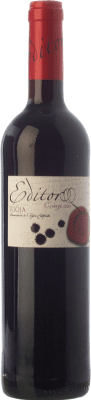 9,95 € Бесплатная доставка | Красное вино Pagos de Leza Editor старения D.O.Ca. Rioja Ла-Риоха Испания Tempranillo бутылка 75 cl