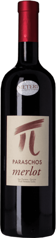 22,95 € Spedizione Gratuita | Vino rosso Paraschos I.G.T. Friuli-Venezia Giulia Friuli-Venezia Giulia Italia Merlot Bottiglia 75 cl
