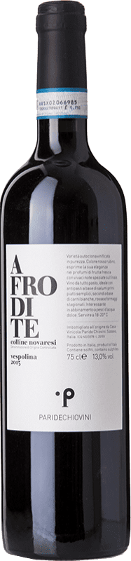 12,95 € Spedizione Gratuita | Vino rosso Paride Chiovini Afrodite D.O.C. Colline Novaresi  Piemonte Italia Vespolina Bottiglia 75 cl