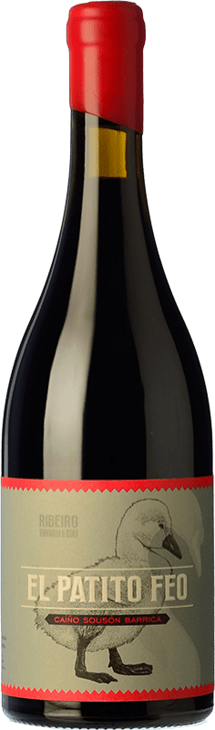 19,95 € Envío gratis | Vino Tinto Pateiro El Patito Feo Caíño Sousón Roble D.O. Ribeiro Galicia España Sousón — Sousão, Caíño Botella 75 cl