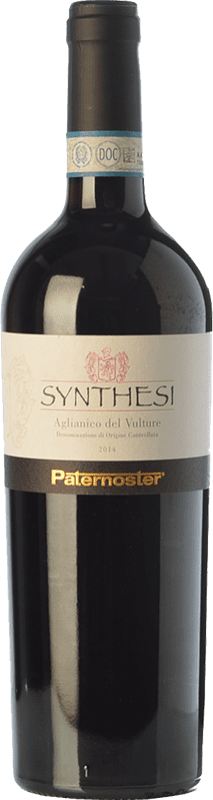 13,95 € 免费送货 | 红酒 Paternoster Synthesi D.O.C. Aglianico del Vulture 巴西利卡塔 意大利 Aglianico 瓶子 75 cl