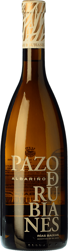 21,95 € Kostenloser Versand | Weißwein Pazo de Rubianes Alterung D.O. Rías Baixas Galizien Spanien Albariño Flasche 75 cl