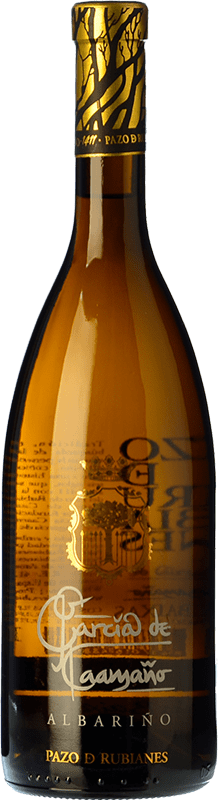 41,95 € Envio grátis | Vinho branco Pazo de Rubianes García de Caamaño Crianza D.O. Rías Baixas Galiza Espanha Albariño Garrafa 75 cl