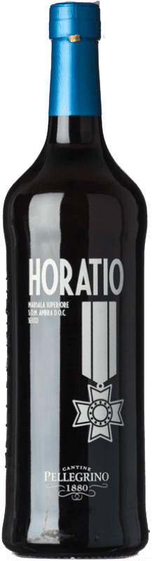 14,95 € Envoi gratuit | Vin Fortifié Cantine Pellegrino Ambra Secco Horatio D.O.C. Marsala Sicile Italie Catarratto, Grillo, Inzolia Bouteille 75 cl