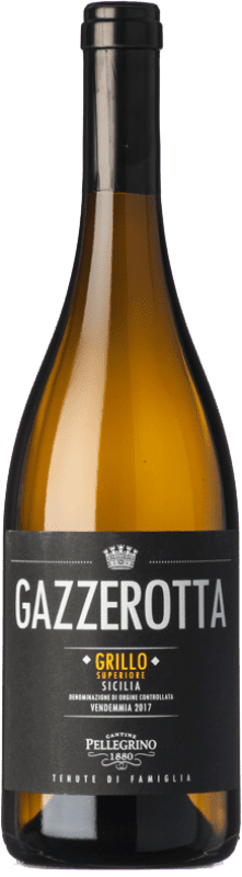 15,95 € Envoi gratuit | Vin Blanc Cantine Pellegrino Gazzerotta Supérieur D.O.C. Sicilia Sicile Italie Grillo Bouteille 75 cl
