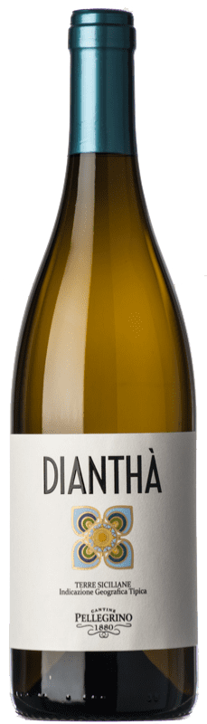 12,95 € Envoi gratuit | Vin Blanc Cantine Pellegrino Dianthà I.G.T. Terre Siciliane Sicile Italie Bacca Bouteille 75 cl