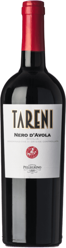 9,95 € Envio grátis | Vinho tinto Cantine Pellegrino Tareni I.G.T. Terre Siciliane Sicília Itália Nero d'Avola Garrafa 75 cl