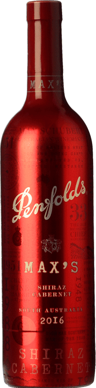 28,95 € 免费送货 | 红酒 Penfolds Max's Shiraz Cabernet 岁 澳大利亚 Syrah, Cabernet Sauvignon 瓶子 75 cl