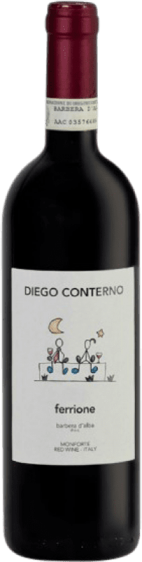 18,95 € Envio grátis | Vinho tinto Diego Conterno Ferrione D.O.C. Barbera d'Alba Piemonte Itália Barbera Garrafa 75 cl