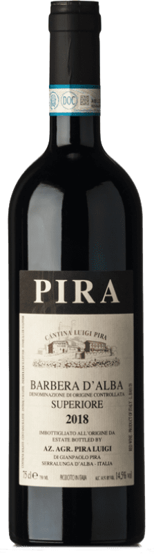 18,95 € Envío gratis | Vino tinto Luigi Pira Superiore D.O.C. Barbera d'Alba Piemonte Italia Barbera Botella 75 cl
